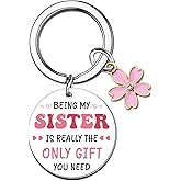 Celaqiu Sisters Gifts form Sister Funny Keychain for Her Big Sister Gift Ideas Sisters Birthday Gifts Christmas Valentine's Day Gift for Her Keychain for Sis Bestie Friend
