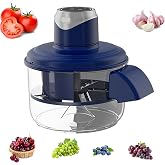 Vegetable Peeler - Fruit and Vegetable Peeler,Automatic Garlic,Fruit &amp; V egetable Mini Potato Peeling Machine Electric,Portable Electric Peelers for Grapes,Orange for Kitchen (Blue B)