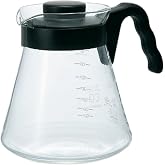 Hario V60 Glass Coffee Server, 1000ml, Black