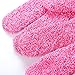 4 Pairs Body Exfoliating Gloves for Shower, Bath Scrub Wash Mitt for Women, Men, Spa, Massage (Pink, Purple, Blue, Beige)