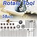 58Pcs Assorted Sanding Polishing Grinding Mill Kit For Rotary Tool Accessory Set