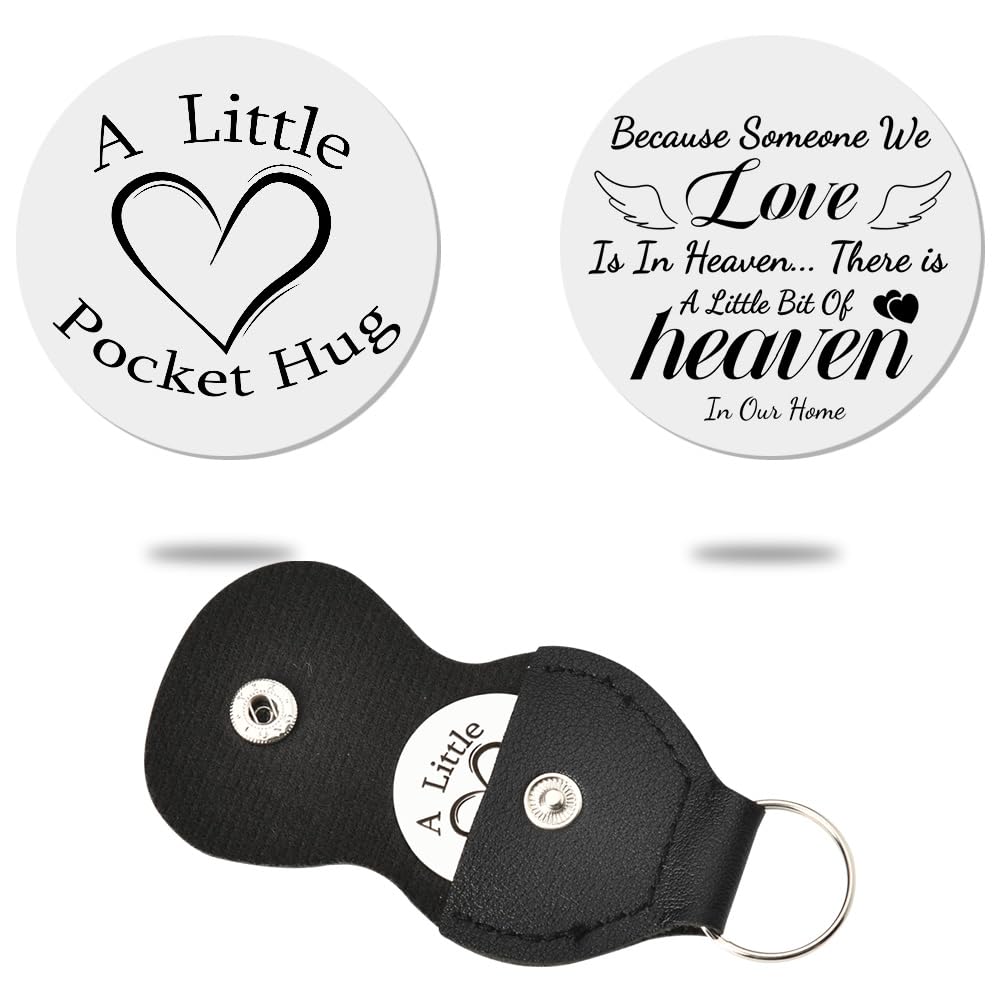 Pocket Hug from Heaven Dad Mum Memorial Gifts for Son Daughter Bereavement Gifts for Loss of Wife Husband Remembrance Gifts for Men Sympathy Gifts for Women Friend Miscarriage Gifts for Couples