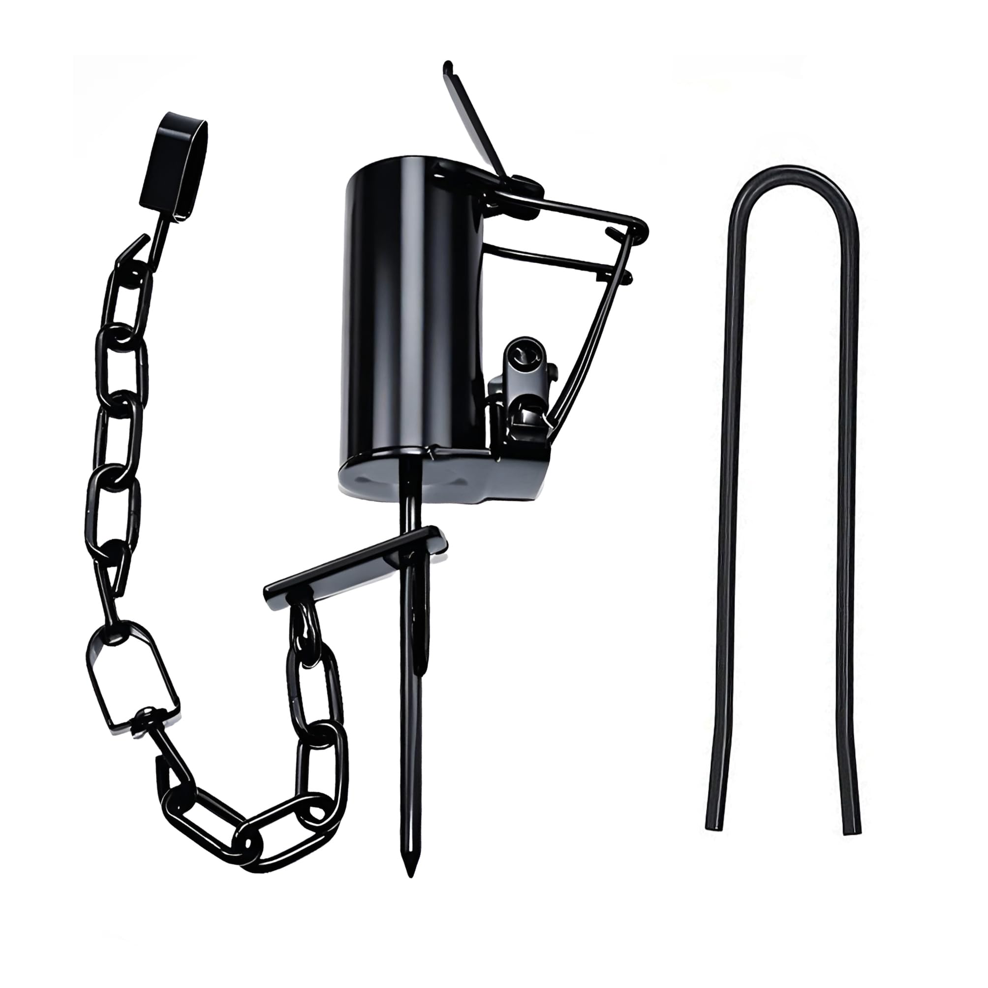 Photo 1 of Live Animal Tools Reusable Pet Proof Black Suitable for Yards, Farms, and Raccoon Deterrence