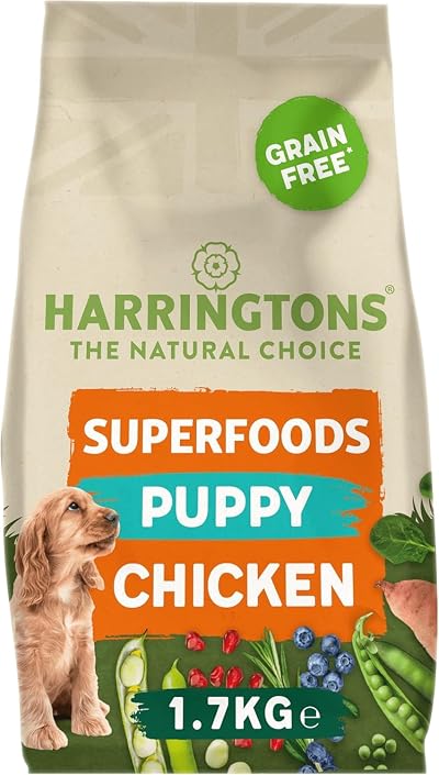 Harringtons Complete Grain Free Puppy Food Chicken Veg 1.7kg Pack of 4