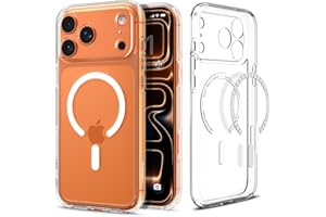 Spigen Case for iPhone 17 Pro Max Case, Ultra Hybrid MagFit [Anti-Yellowing, Magsafe Compatible] Designed for Apple iPhone 17