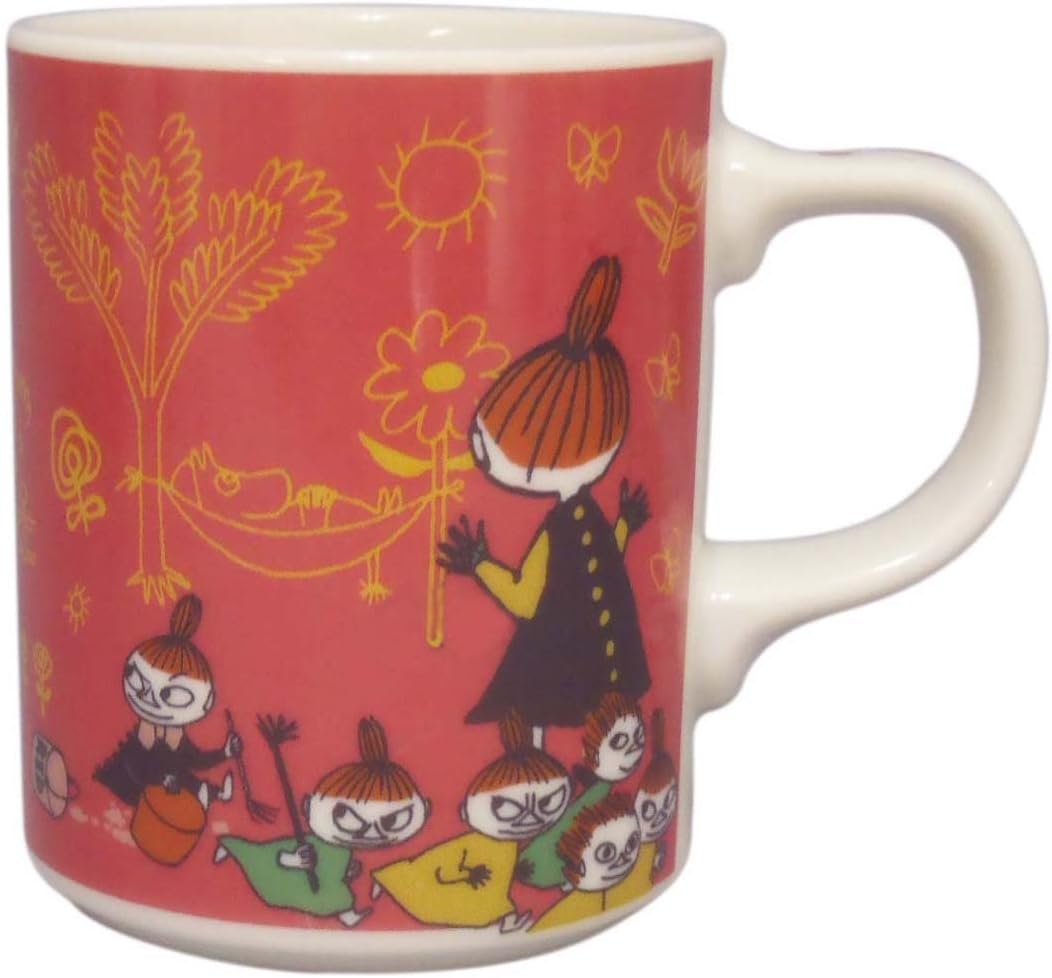Moomin Graffiti Series Mug Mii Moomin mama Red
