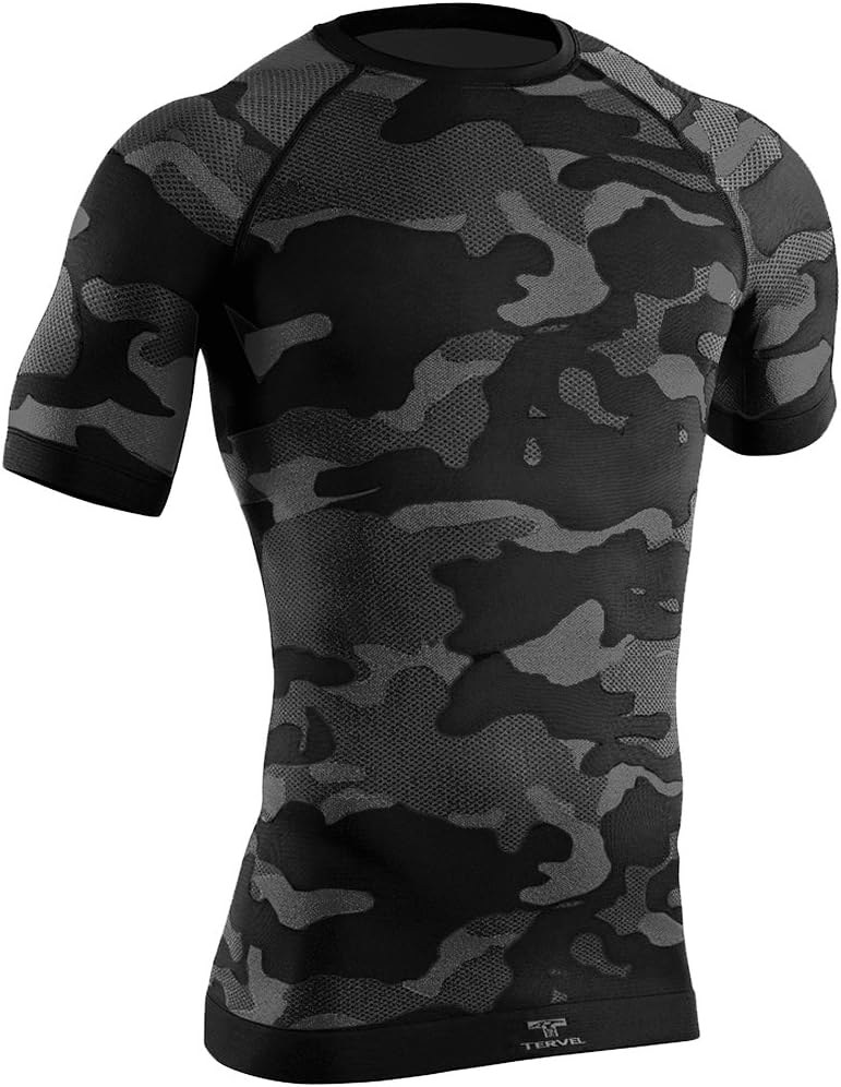 TervelOptiline Light Tactical Shirt Short Sleeve Black/Grey