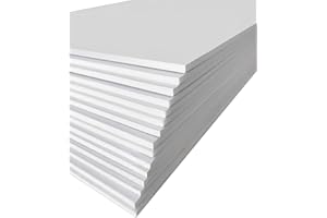 Excelsis Design 15 Pack Foam Board 16x20 Inches | White Foam Board 3/16 Inch Thick White Core Mat | Backing Board for Presentations, Signboards, Arts, Display and Crafts with Double-Sided Sheet