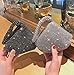 TOPCHANCES Women's Triangle Bling Clutch Purses and Handbags, Rhinestone Evening Bags and Clutches for Women Gilrs (Silver)