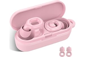 M1 Ear plugs, 35dB Noise Reduction Hearing Protection EarPlugs, Reusable Silicone Earplug with Lanyard, 7 Pair Eartips in XS/