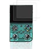 YAJOJO 2 pack Screen Protector for RG35XX Pro Retro Handheld Game Console, 9H Hardness Tempered Glass for RG35XX Pro,Anti-Scratch, Bubble Free, HD Clarity