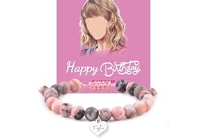 ZZLTAWS Taylor Birthday Gifts Bracelets, Taylor Merch, Bracelet and Birthday Card are the Best Birthday Gifts for Girls, Women, wife, Daughter, Granddaughter, Bestie, Sister