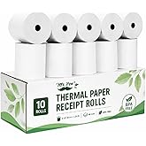 Mr. Pen- Thermal Paper Receipt Rolls, 10 Pack, 3-1/8&rdquo; (80mm) x 230 ft | 48 GSM Premium Quality Receipt Paper Rolls, BPA-Free, Compatible with Standard POS Thermal Printers &amp; Cash Registers