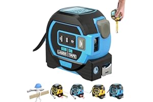 Almighty Ruler,2025 New Almighty Tools 3-in-1 Tape Measure & Rangefinder with LED Display - Digital Measuring Tool for Precis