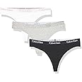 Calvin Klein Women's Motive Cotton Multipack Thong Panty