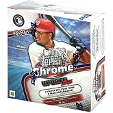 2025 Topps Chrome Update Series Baseball Mega Box (Fanatics Exclusive) Trading Card Box (2 Base Card Raywave Parallels Per Box)