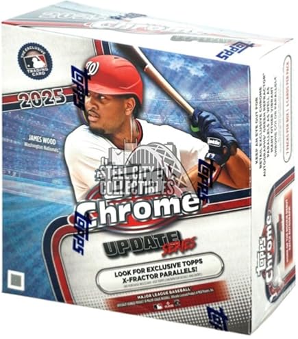 Amazon.com: Topps 2025 MLB Chrome Updates Baseball Trading Card