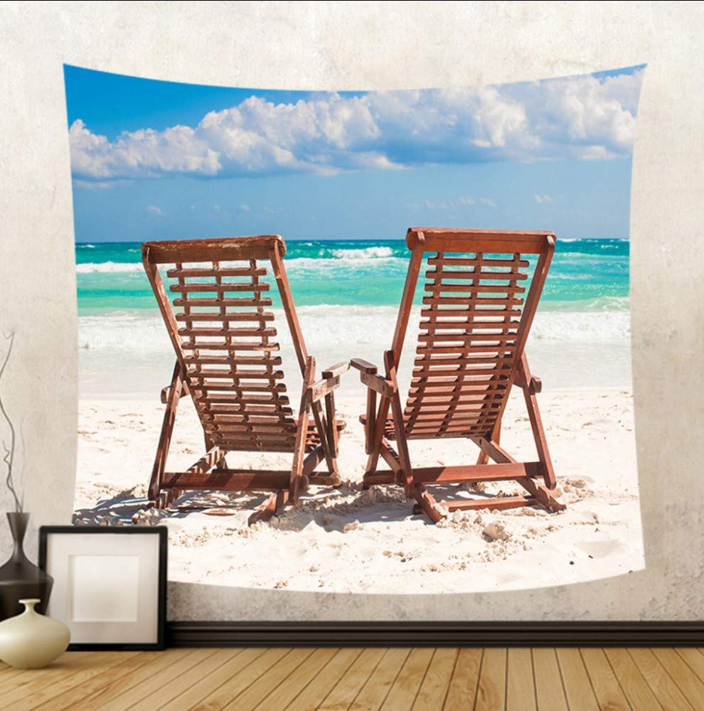 Amazon.com: Huanxidp Tapestries Hermosa Vista Al Mar Silla ...