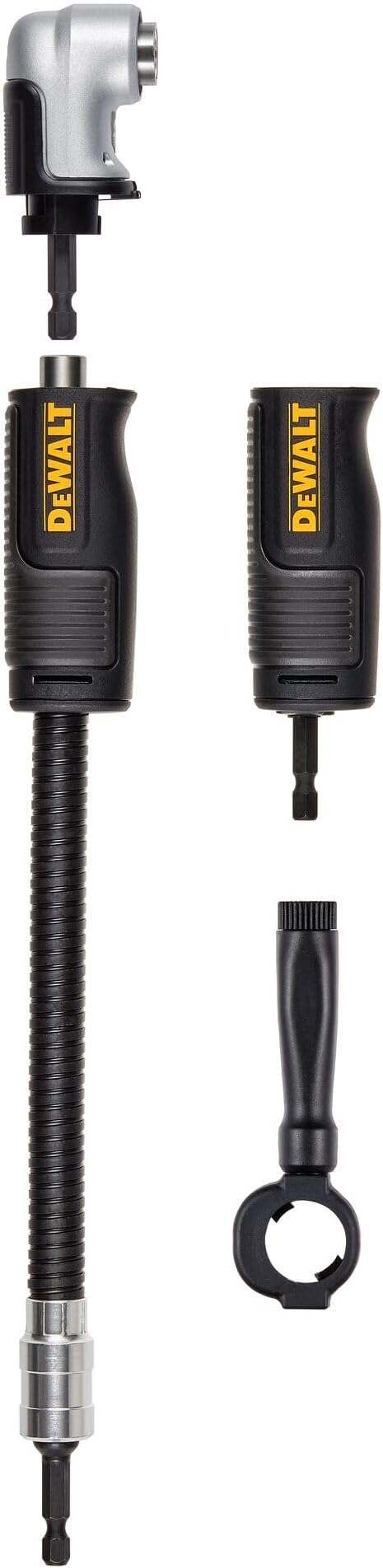 DEWALT Right Angle Drill Adaptor 4-in-1 FlexTorq 12-Inch Compact DWAMRASETFT