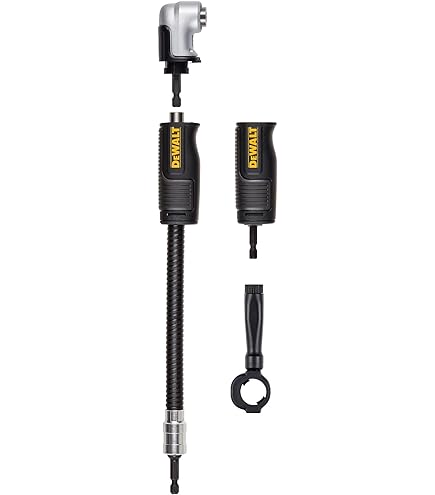 Milwaukee 49-22-8510 Rechtwinkel-Bohraufsatz – Robustes Metallgehäuse, Für 1/4″-Hex-Zubehör
