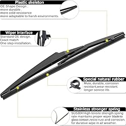 AUTOBOO 22"+21" Windshield Wipers with 12" Rear