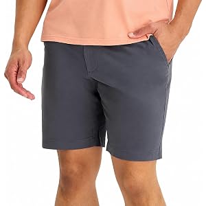 St. John's Bay Mens 9" Flat Front Stretch Chino Shorts