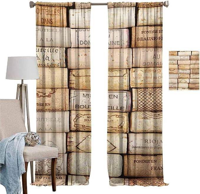 Amazon.com: Blackout Curtains for Living Room- Curtain Hanging