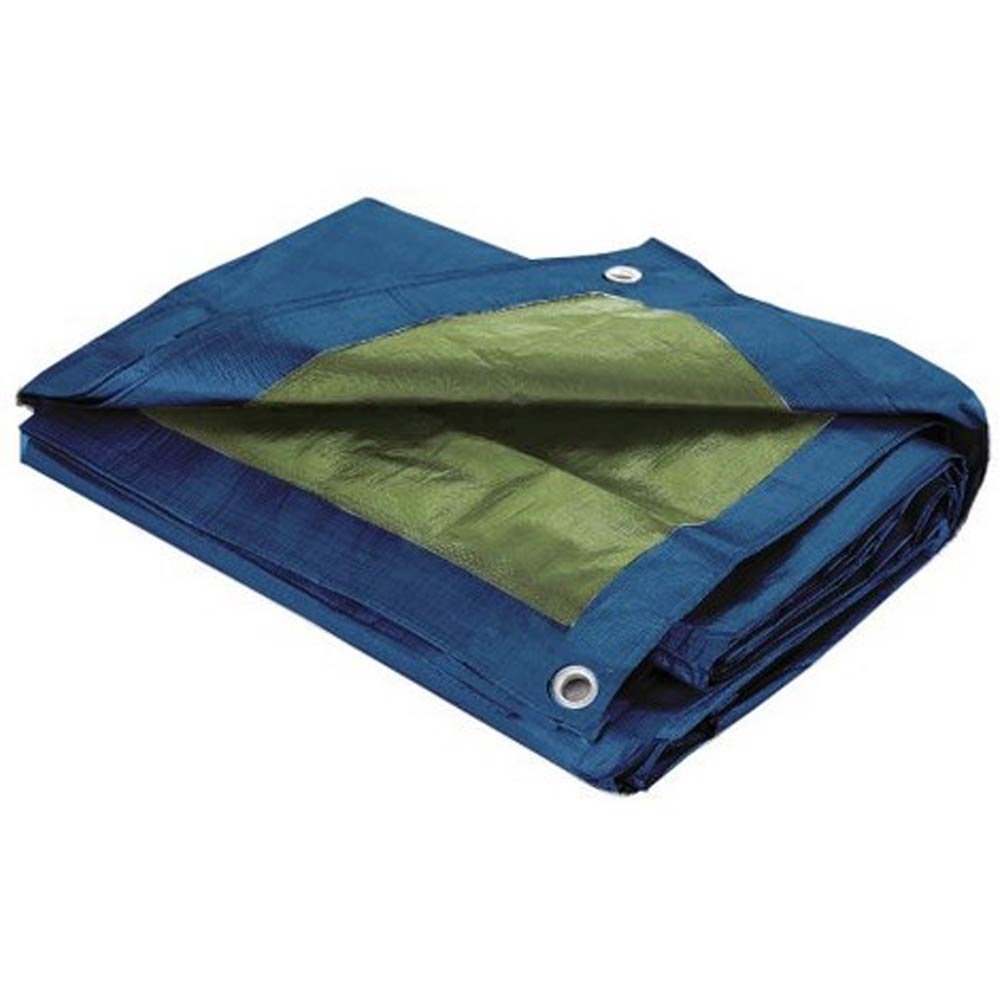 HomeMaison Waterproof Tarpaulin with Eyelets PVC 300 x 400 cm Blue