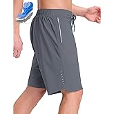 baleaf Men's Mountain Bike Shorts 4D Padded Loose-fit MTB Cycling Lightweight Bicycle Biking Shorts Zipper Pockets