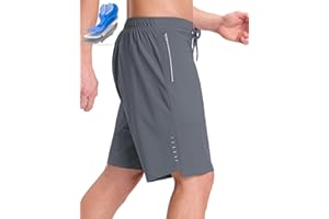 baleaf Men's Mountain Bike Shorts 4D Padded Loose-fit MTB Cycling Lightweight Bicycle Biking Shorts Zipper Pockets