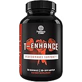 Testosterone Supplement for Men - Testosterone Booster for Men with Horny Goat Weed, Maca Root, Tongkat Ali & Tribulus Terrestris - Energy Support, Performance Enhancer, Muscles Building - 60 Capsules