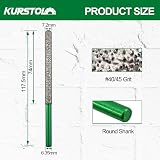 KURSTOL Diamond Mortar Raking Bit 2pcs 7.2mm x 74mm Round Shank view 2