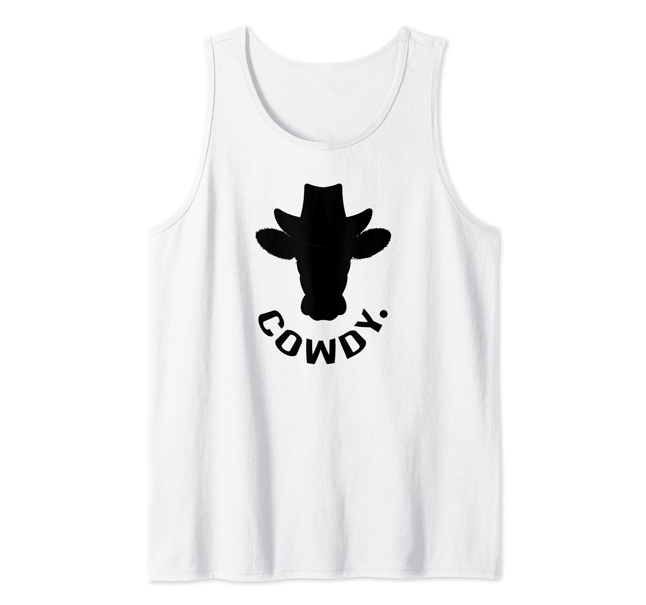 Cowdy - ultra funny Mashup between Cow and Howdy - Cow Meme Tank Top