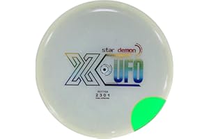 Glow-in-the-Dark, Fluorescent Golf Disc Set, Disc Golf Beginner's Set with Putter, Mid-Range, Distance Driver Discs, Glow-in-