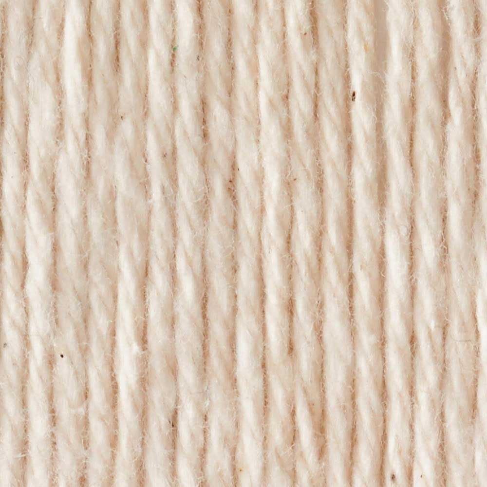 Lily Sugar 'N Cream The Original Solid Yarn, 2.5oz, Medium 4 Gauge, 100% Cotton - Ecru - Machine Wash & Dry