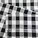 LGHSPOM Buffalo Check Curtains Buffalo Plaid Curtains Blackout Curtains Farmhouse Country Curtains for Living Room, 36x36inch, 2 Pack (Black White)