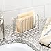 InterDesign Clarity Sponge & Scouring Pad Holder, Clear/Satin