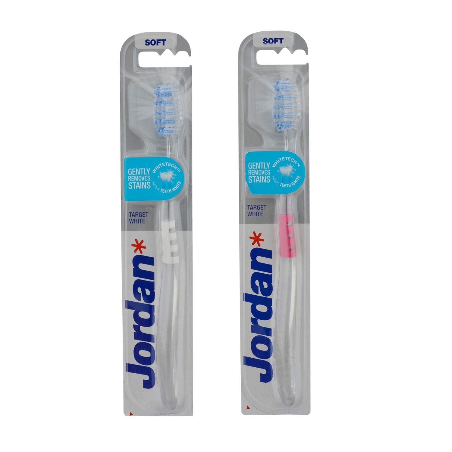 Jordan White Target Soft Toothbrush