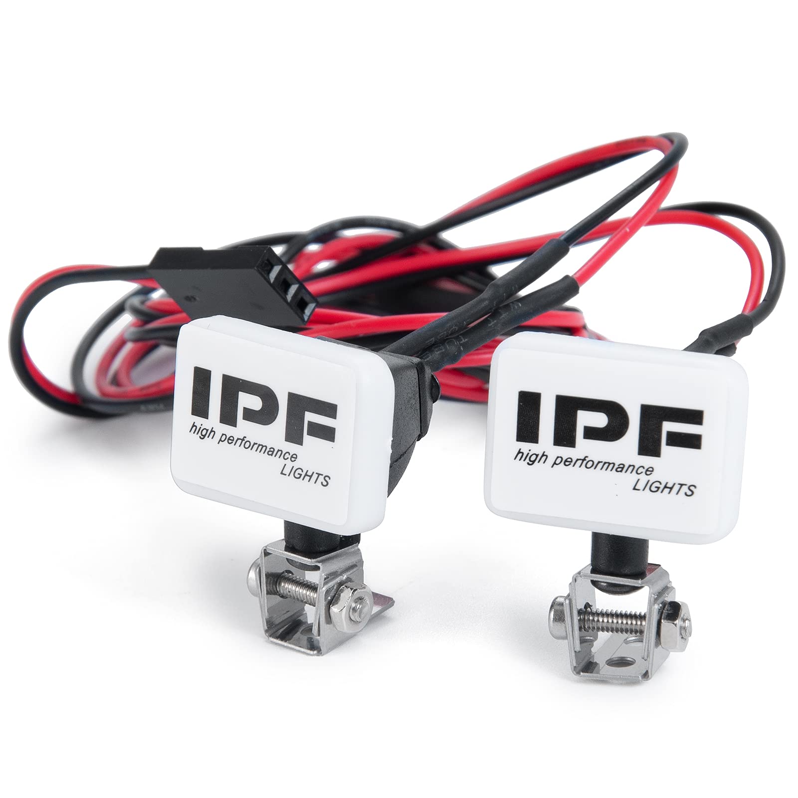 AXspeed 2pcs RC Light Headlight Spotlight for Trx4 TRX6 SCX10 90046 1: 10th Scale Crawler Car (Square)