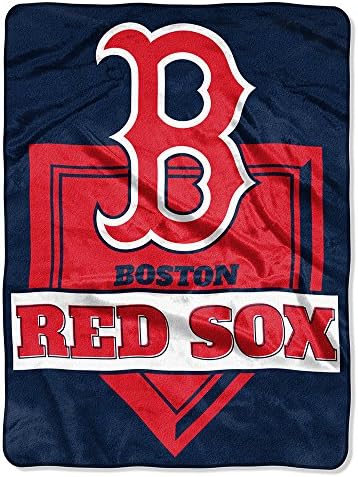 Northwest MLB Mens Royal Plush Raschel Throw