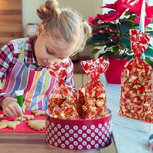 Valentines Day Candy Goody Bags, Valentine Goodie Bags for Kids