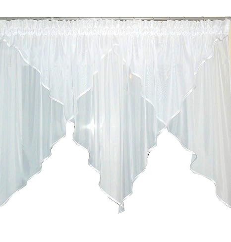TOP Fertiggardine aus Voile NEU Top Design SET Schöne Gardine AG15 Modern