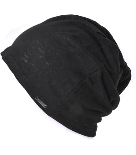 Summer Beanie Slouch Hat, Thin Baggy Knit Cap for Women and