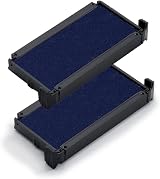 Trodat Replacement Ink Pads 6/4912 Pack of 2 Blue for Printy 4912 4952 Office