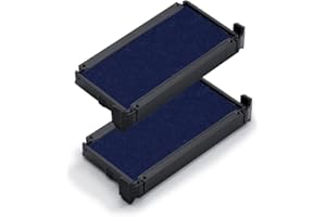 Trodat Replacement Pads, Printy 4912 Stamp, 2 Pack, Blue (6/4912BLU)