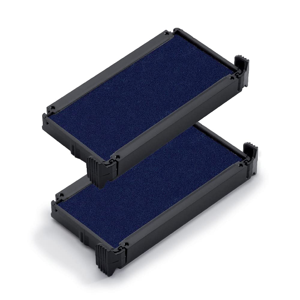 Trodat Replacement Ink Pads 6/4912 - Pack of 2 - Blue Ink - For The Printy 4912, 4912 Typo, 4952 and Office Printy