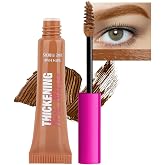 Kaely Thickening Brow Mascara, Tinted Eyebrow Gel Waterproof, Eyebrow Color Makeup, Vegan, Cruelty Free, maquillaje gel para cejas a prueba de agua, 03 Auburn