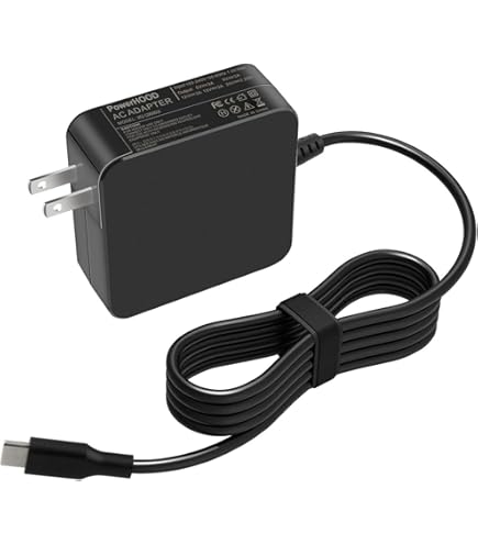 Amazon.com: PowerHOOD 65W AC/DC Adapter USB C Power Cord