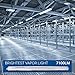 Hyperikon LED Vapor Proof Fixture 70W (150 Watt Replacement), 5000K Clear, Waterproof, Shop Garage Lighting, UL, DLC, 4 Pack