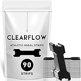 Nose Strips for Breathing (90 Count) – Performance Extra Strength, Oil & Sweat Proof Adhesive – Athletic Nasal Strips for Snoring & Sleep – Wide Body, Universal Fit, Black